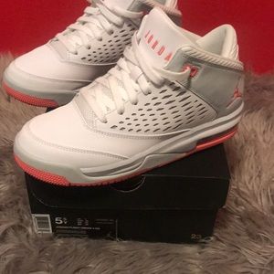 White/Pink/Grey Jordan Flight Origin 4